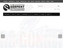 Tablet Screenshot of le-serpent-retrogamer.org